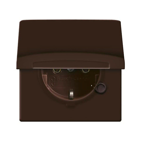 Busch-Jaeger Schuko-Steckdoseneinsatz IP44 braun 20 EUGK-31-101